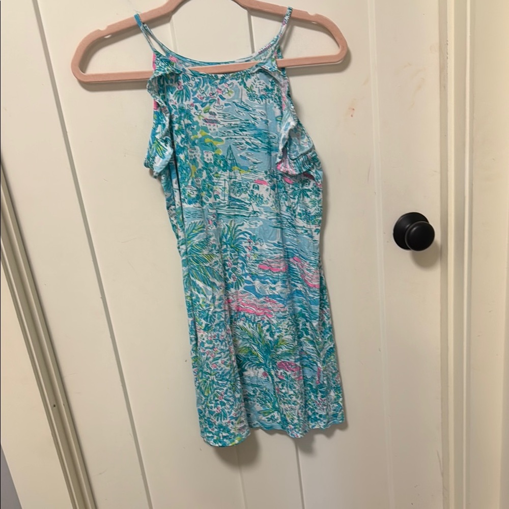 Lilly Pulitzer Kids Casual Dress - Blue and Pink